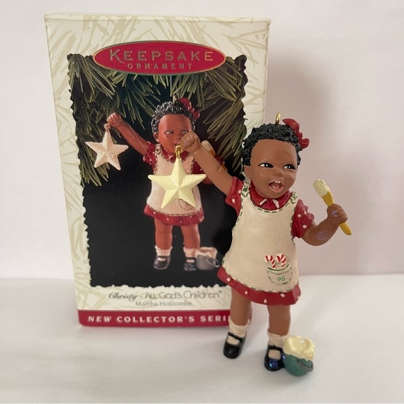 Hallmark Other - All God's Children Collectible Christy Hallmark Tree Ornament Exc Cond